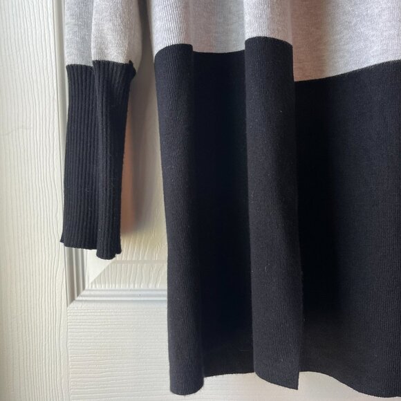 Two-Tone Open-Front Cardigan Size Small - Picture 4 of 10